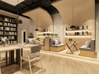 现代书店3D模型下载